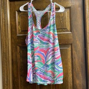 Lilly Pulitzer Luxletic Work Out Tank Top Size Large